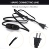 mankk Appliance Inline Cord Switch 250V AC 10A Inline Switch