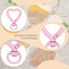 PATIKIL Heart Shape Swivel Buckles, 6 Pcs Zinc Alloy Spring
