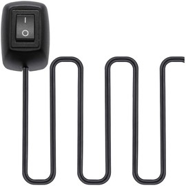 Car Switch Button, Car DIY Switch, OFF/ON DC, 12 V, 10 A, Car Modification Mini Switch, 23.6 inches (60 cm), Ship Type Button Switch, On/Off, Push Switch, Easy to Use with Cable Included, Double Sided