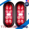 TecNiq 2Pack STTR 6" Oval Grommet Red LED TecNiq Hybrid