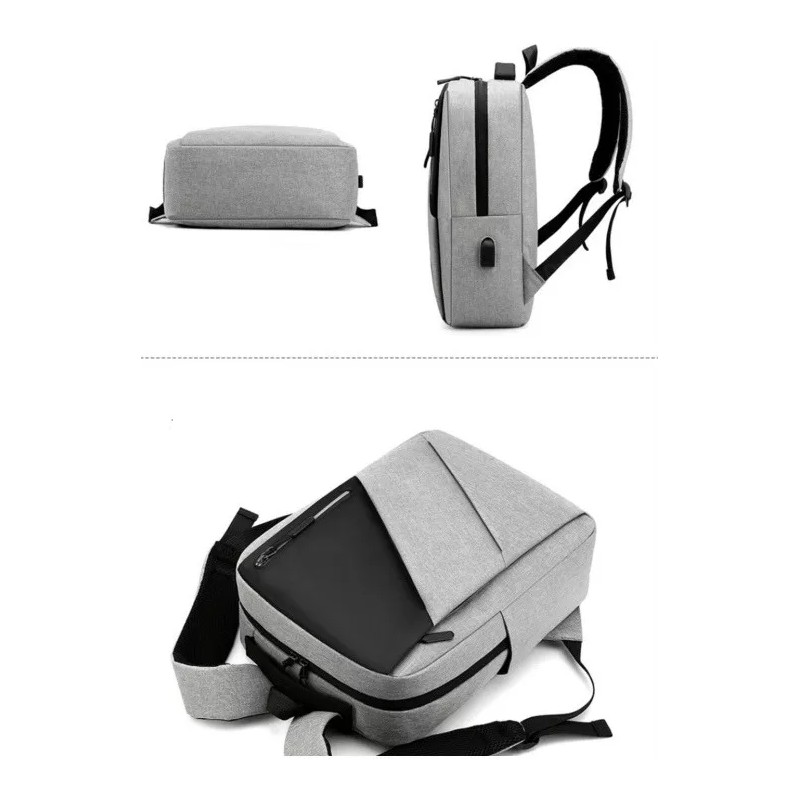 Yuqing Mochila Antirrobo Carga Usb Impermeable Escolar Laptop 25l