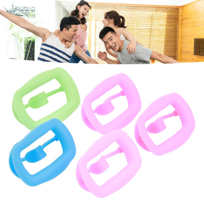 5pcs Silicone Cheek Retractor Soft Mouth Opener Reusable Intraoral Lip