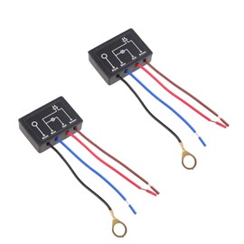 2Pcs Touch Lamp Control Module, Touch Lamp Sensor Replacement Kit, Lamp Touch Dimmer Switch 3 Way Dimming Function Touch, Lamp Switch Touch Dimmer Switch for Lamp Fit for Dimmable Bulbs