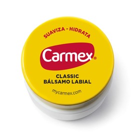 Carmex, Bálsamo Labial Hidratante Classic en Tarro, para Labios secos y Agrietados, Protege y Suaviza, 7.5 gr