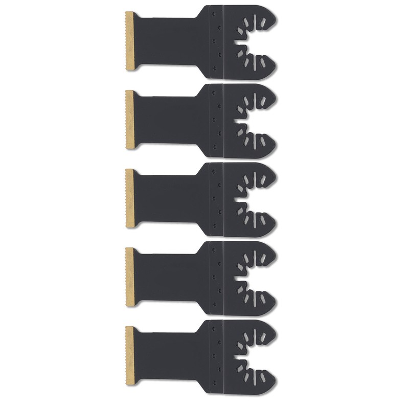 5Pcs Oscillating Tool Saw Blade Multifunctional Professional Titanium Plated Multitool