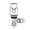 Adept Technology TRV c/w Lockshield and Modern Valves Head Kit