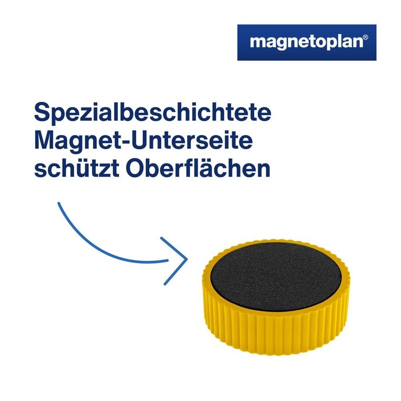Magnetoplan Magnum Magnet Holder 34 mm 10x Yellow