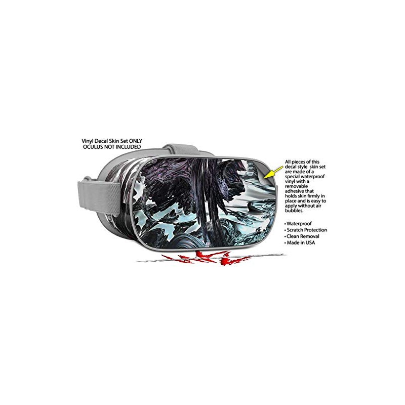 Decal Style Skin Wrap Compatible with Oculus Go Headset -