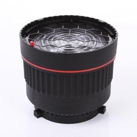 FocusFoto Bowens Mount Studio LED Flash Light Focus Lens Angle Adjustable & 4X Color Filters