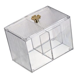 Gatuida Multi Grid Cosmetic Storage Box Makeup Organizer for Cotton Swabs Pads Accessories for Vanity Bathroom for Special Occasions