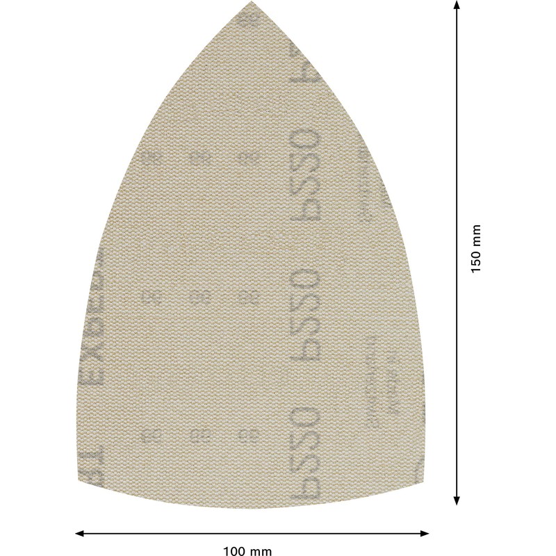 Bosch 10x EXPERT M480 Sanding Net (for Paint on wood,
