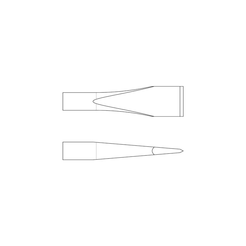 Chicago Pneumatic A046073 - Cincel plano - 3/4 x 7