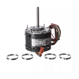 Genteq 3383 Fan and Blower Motor, 1/4 HP, 1 Ph, 60 Hz, 115 V, 1075 RPM, 2 Speed