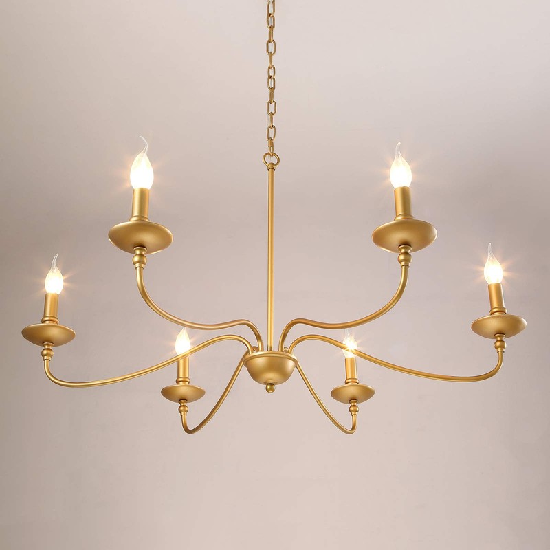 SEOL-Light 36" Dia Classic Candelabra Style Large Farmhouse Chandeliers Dining