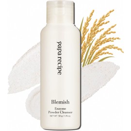 Papa Recipe Blemish Enzyme Powder Cleanser - Soft Exfoliating Facial Wash for Sensitive Skin (50g, 1.72oz) - Korean Skincare for Radiant, Smooth Complexion
