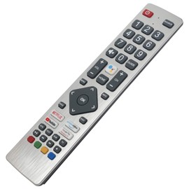 VINABTY Replacement Remote Control SHWRMC0133 SHW/RMC/0133 Suitable for Sharp Aquos Smart TVs 24BI2EA 24BI6EA 32BI2EA 32BI5EA 40BI2EA 40BI5EA 40BL2EA 40BL3EA 40BL4EA 40BL5EA -with Voice Function