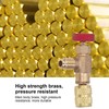 2PCS Refrigeration Control Valve 1/4SAE Male Thread 5/16SAE Female Thread