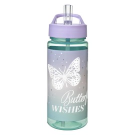 Scooli - Butterly Wishes Water Bottle - BPA-Free with Beautiful Butterfly Motif - Ideal for Children - Nursery and School - 500 ml