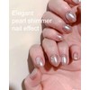 Wahrshei White Chrome Nail Powder, Pearl Chrome Powder with Pearl
