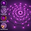 Halloween Spider Web LED Light for Party Décor – Purple