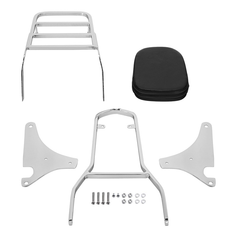 TCMT Backrest Sissy Bar + Luggage Rack Fits For Kawasaki