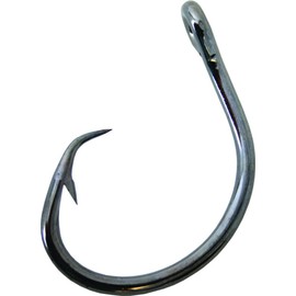 Mustad UltraPoint Demon Perfect in-Line Circle 3 Extra Strong 2X Extra Short Shank Fishing Hook (Pack of 5), 39950NP-BN-9/0-5U, Black Nickel, 9/0