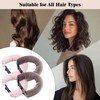 Heatless Hair Curler Set – 4PCS Velvet Overnight Blowout Rods