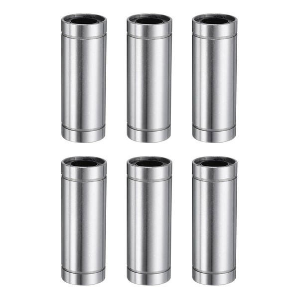 uxcell 6Pcs LM12LUU Linear Bearing 12mm Bore 21mm OD 57mm