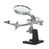 Hohopeti Heavy Duty Helping Hands Magnifier Clamp for Soldering Adjustable