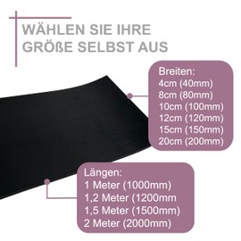 Rubber Strip - Thickness 5 mm Available in Various Sizes Rubber Mat Base Shake Plate Solid Rubber Scraper Bar Hard Rubber Industrial Rubber