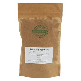Jasmine Flowers - Jasminum Officinale L # Herba Organica # Jessamine, White Jasmine, True Jasmine (50g)