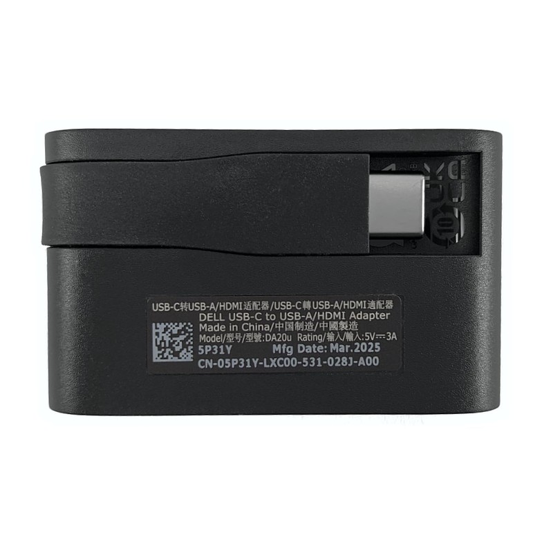 Genuine DELL DA20 DA20u Multi-Port USB Type-C Type-A adapter HDMI