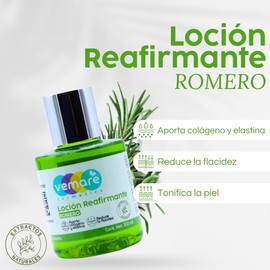Vemare Cosmetics Loción Reafirmante de Piel con Extracto de Romero Reduce la Flacidez 100ml