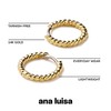 Ana Luisa Huggie Hoop Earrings for Women Trendy - 14K