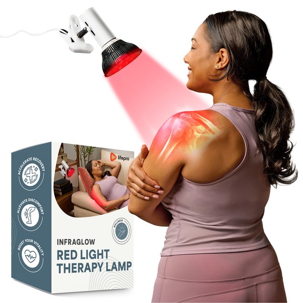 LifePro InfraGlow NIR & Red Light Therapy Lamp - Infrared