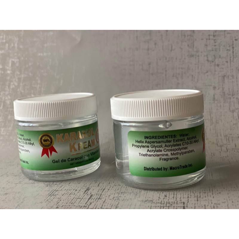 2 Karakol Kream Maribel Guardia Extracto GEL Baba De Caracol