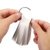 PATIKIL 2.8" x 1.5" x 0.28mm Blank Flash Cards with