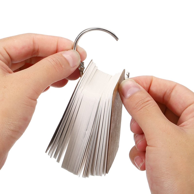 PATIKIL 2.8" x 1.5" x 0.28mm Blank Flash Cards with