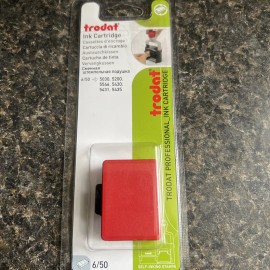 Trodat New 2 Red Ink Cartridges / Trodat Professional Ink Cartridge 6/50