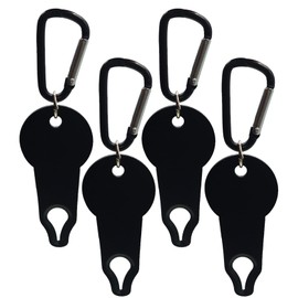 T TAKONE Tick Tweezers Set, Pack of 4, Tick Remover, Portable, Safe and Highly Effective Tick Pliers Tool Set for People, Children, Dogs and Cats (Black 4)