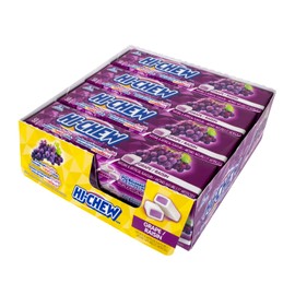 Hi Chew - Fruit Chewy Candy Grape, 58 g each