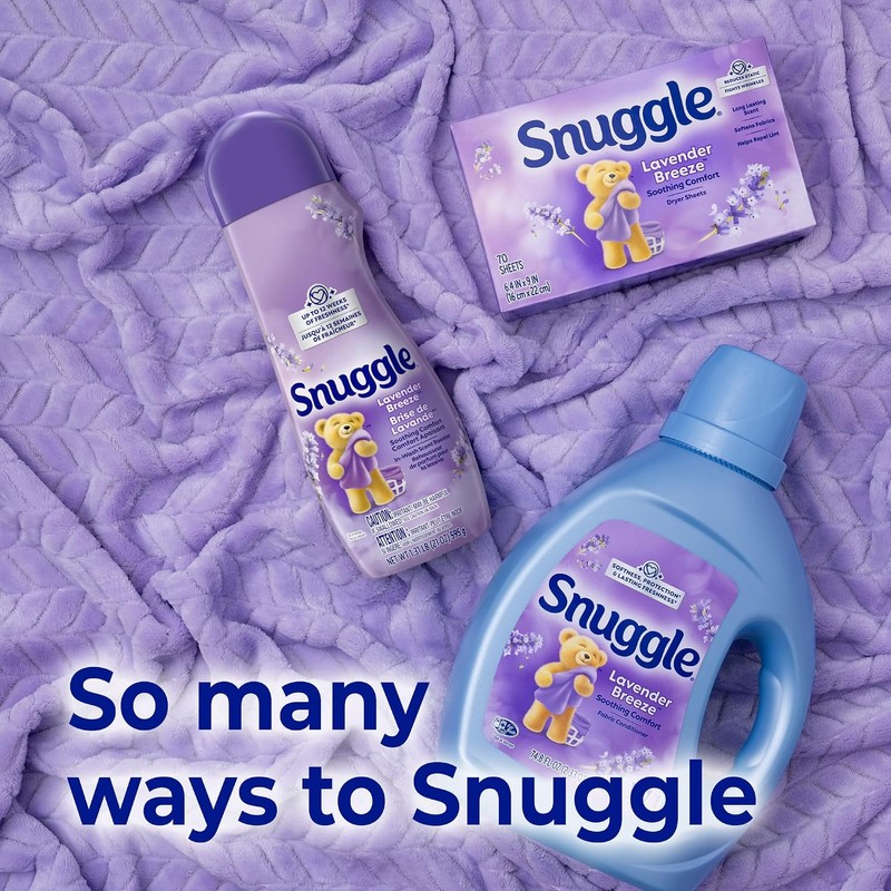 Snuggle Fabric Softener Dryer Sheets Lavender Vanilla Orchid 230ct