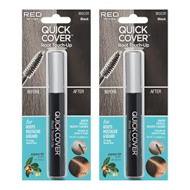 Kiss Colors Quick Cover Gray Hair Touch Up Brush Dark Brown BGC02 (2pcs)