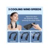 Kakashi 6000mAh Portable Neck Fan Rechargeable, Bladeless Operated Wearable for