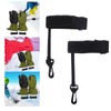 Vaveren 2x Elastic Ski Glove Wrist Straps, Winter Glove Straps,
