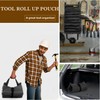 Suaetiai Roll Up Tool Bag, Canvas WrenchTool Roll Up Pouch,