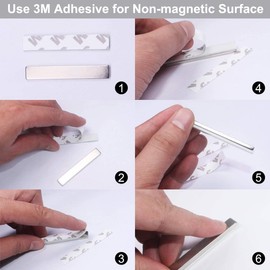 Yizhet 6 Pcs Strong Magnets, 60 * 10 * 5mm Neodymium Magnet, Bar magnets for Arts, Crafts, Hobbies, Home and Office