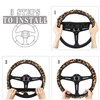 Wanyint Auto Car Steering Wheel Cover Universal 15 Inch Diameter