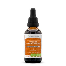 Urgent Immune Boost Alcohol-FREE Extract, High-Potency Herbal Drops, Tincture made from Elder,Echinacea,Honeysuckle,Ginger,Horseradish,Osha,Andrographis,Garlic, Wild Indigo. Immune Boost Formula 2 oz