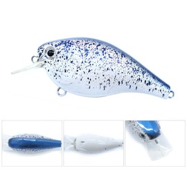 SEASKY Crankbait Fishing Lures, 2 3/4 INCHES Hard Topwater Hooks Artificial Baits, 5/8oz Swimbait Wobbler Hard Baits for Bass Trout Pike (09)